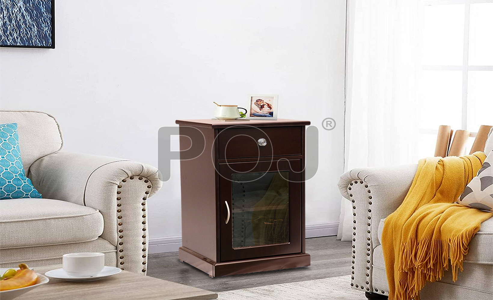 Bell Bedside Storage Cabinets